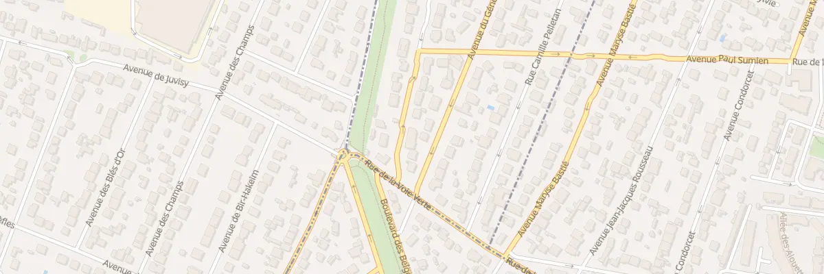 Plan du 6 Rue Paul Lafargue à Paray-Vieille-Poste
