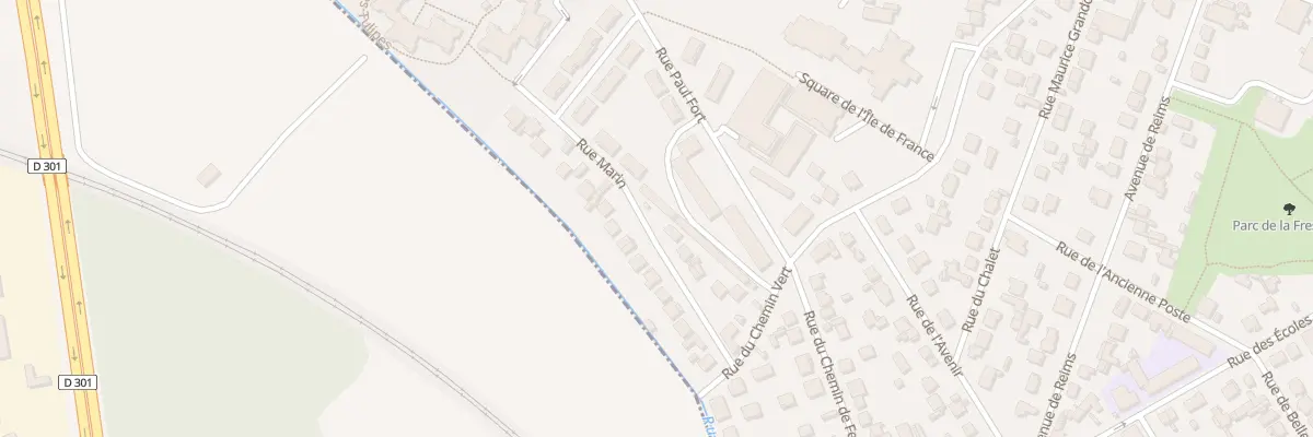 Plan du 6 Rue Marin à Ézanville