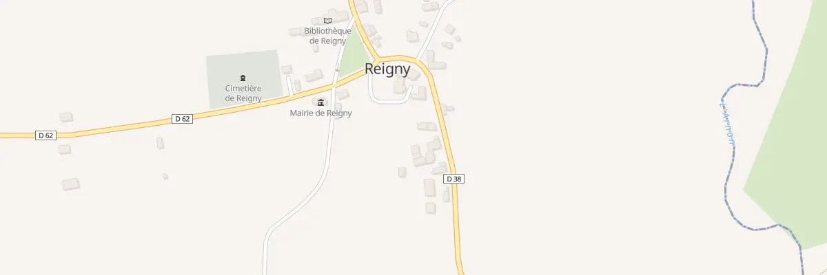 Plan du 15 Le Bourg à Reigny
