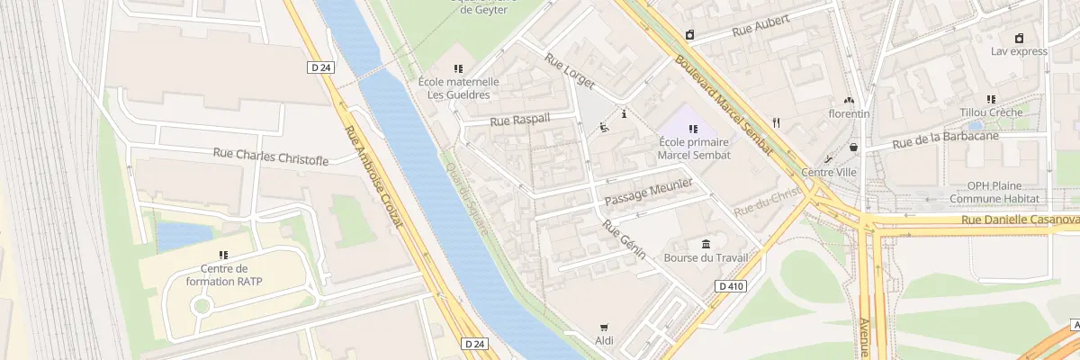 Plan du 9 Rue Samson à Saint-Denis