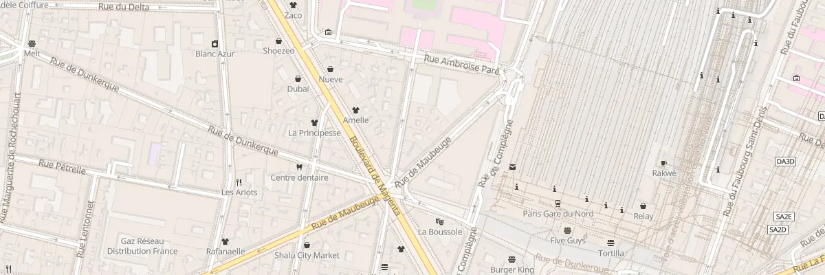 Plan du 18 Rue Saint-Vincent de Paul à Paris 10e Arrondissement