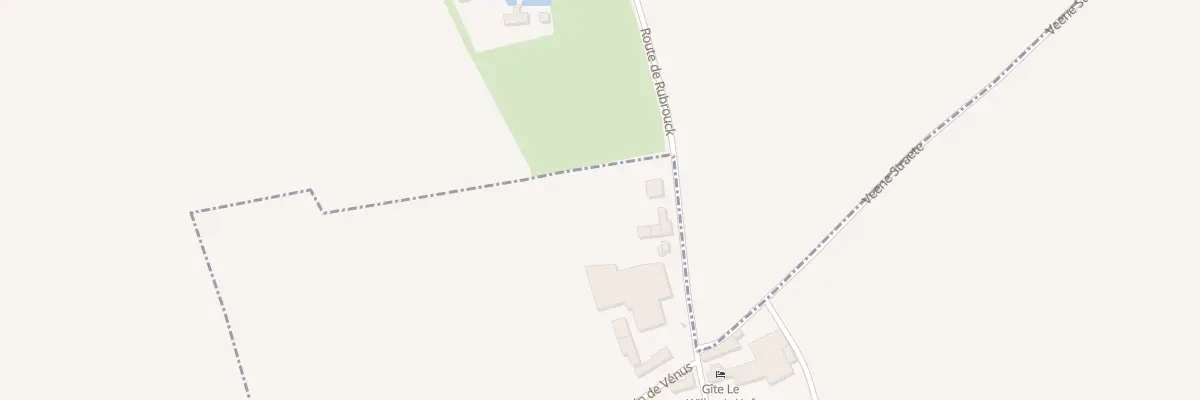 Plan du 1623 Rte de Bourbourg à Rubrouck