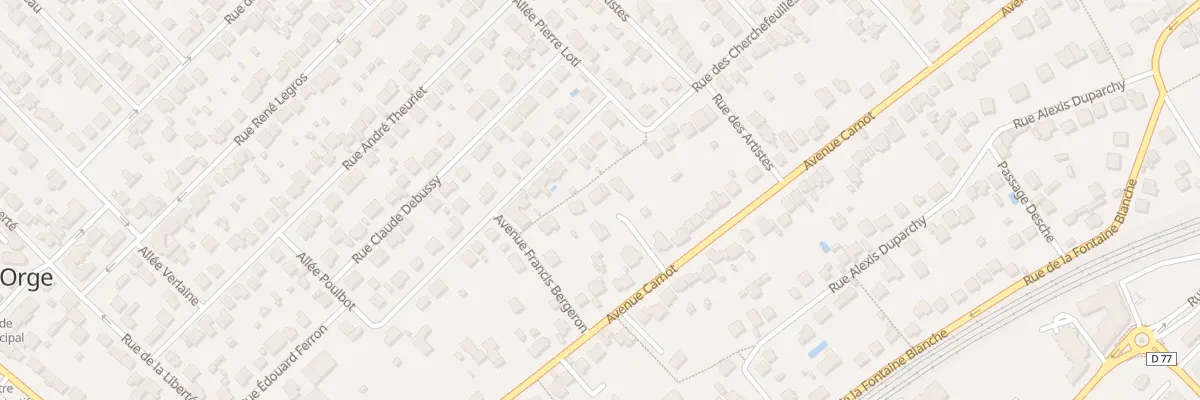 Plan du 59T Av Carnot à Savigny-sur-Orge