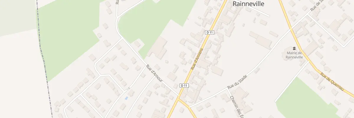 Plan du 36 Rue d’Amiens à Rainneville