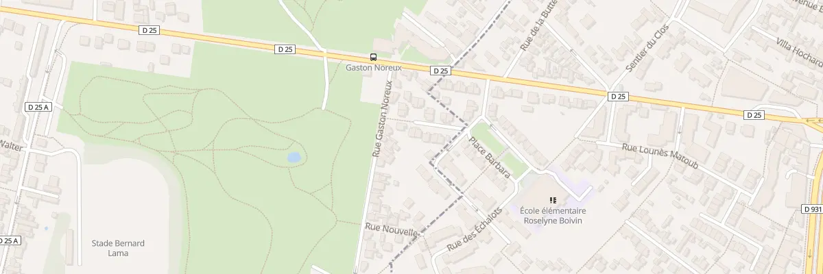 Plan du 9 Rue du Haut du Parc à Villetaneuse