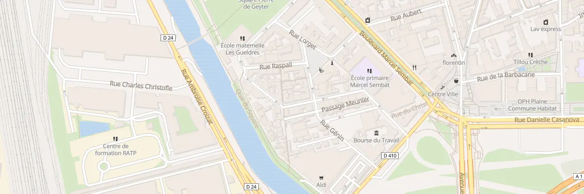Plan du 11 Rue Samson à Saint-Denis