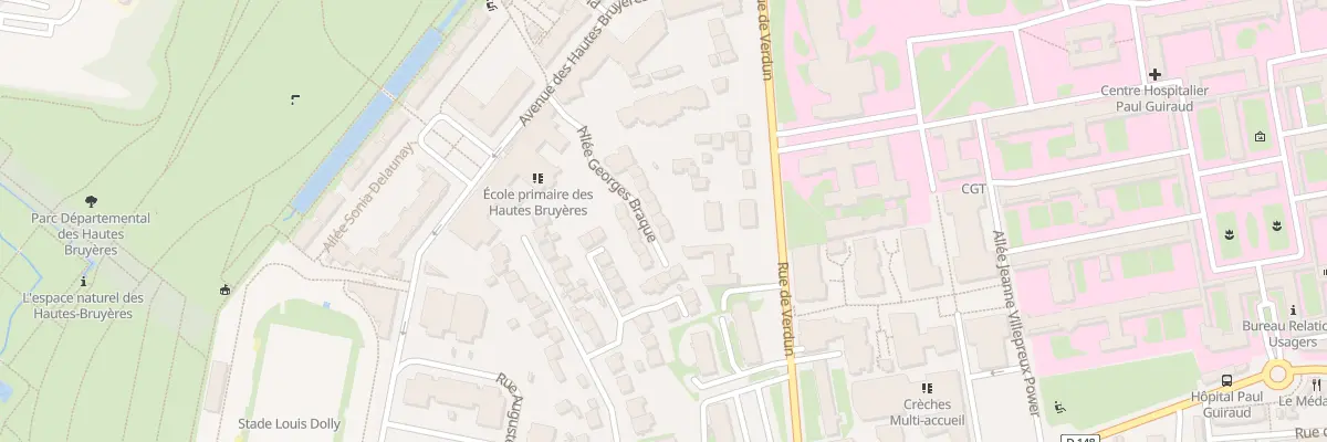Plan du 15 All Georges Braque à Villejuif