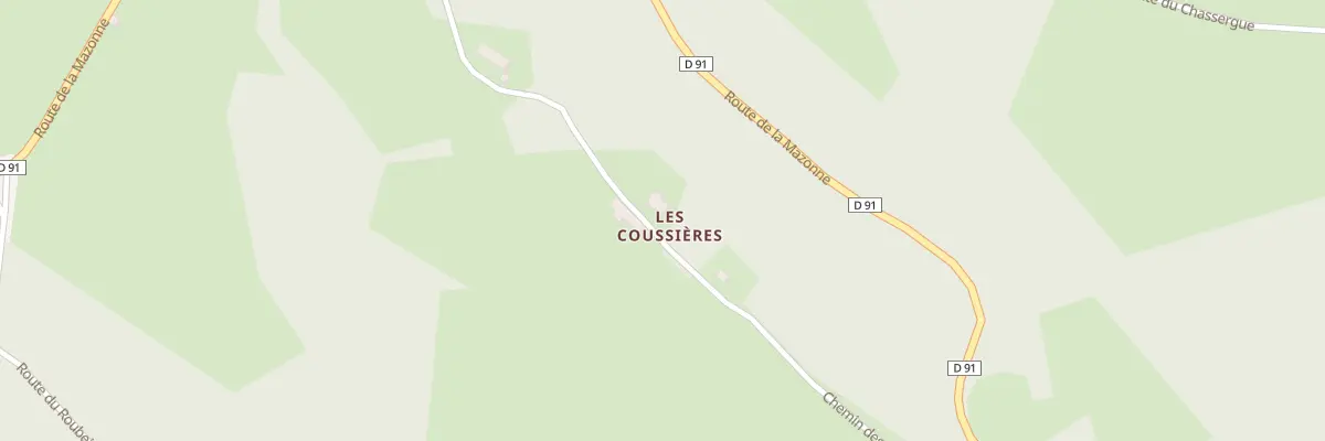 Plan du 3 Che des Coussières à Courteix