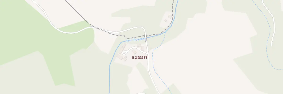 Plan du 5 Boisset à Tardes