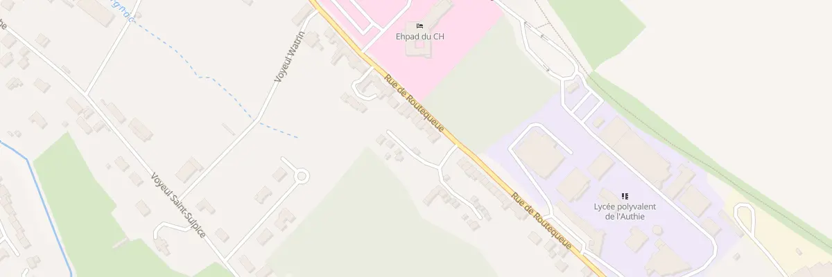Plan du 105 Rue de Routequeue à Doullens