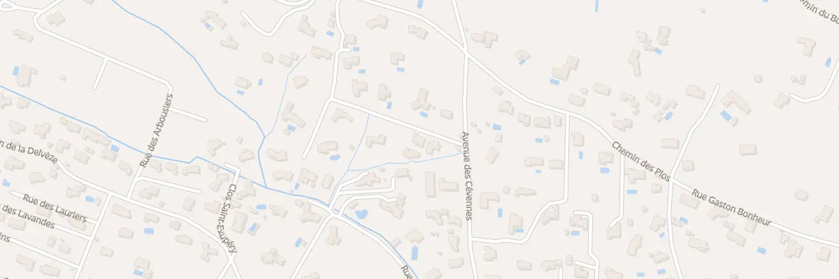 Plan du 653 Av des Cévennes à Villemoustaussou