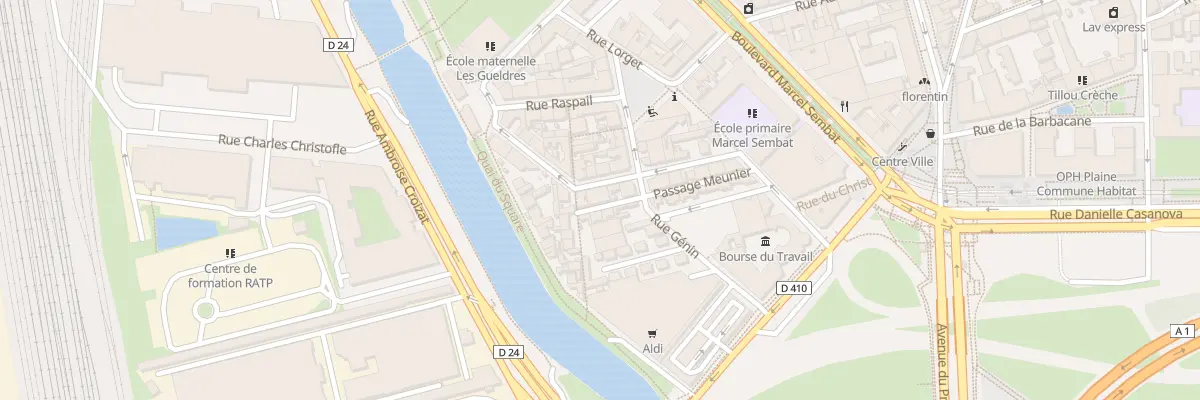 Plan du 14 Rue Samson à Saint-Denis