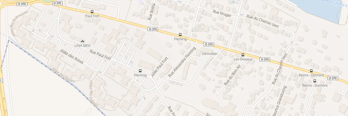 Plan du 8 Rue Alexandre Fleming à Ézanville
