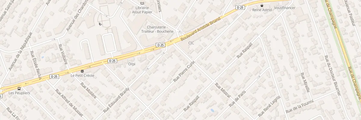 Plan du 61 Rue Mistral à Savigny-sur-Orge