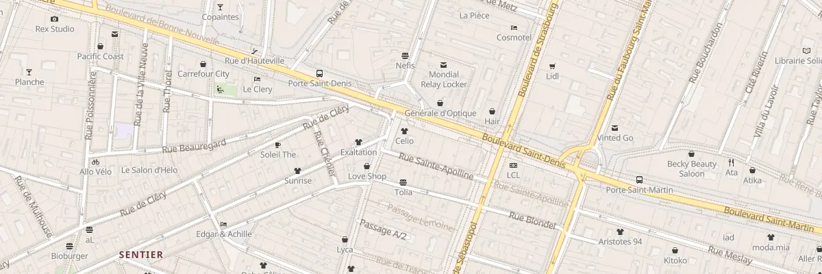 Plan du 19 Bd Saint-Denis à Paris 2e Arrondissement