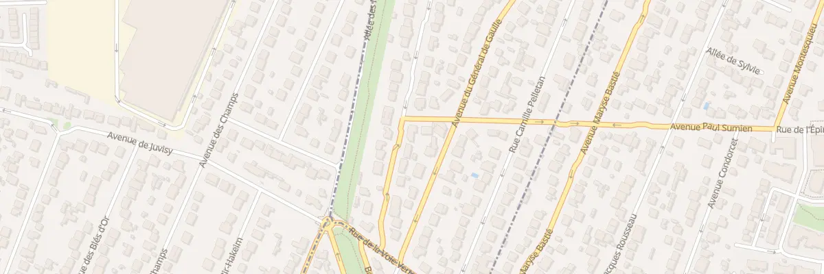 Plan du 14 Rue Paul Lafargue à Paray-Vieille-Poste