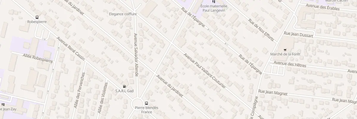 Plan du 58 Av Paul Vaillant Couturier à Morsang-sur-Orge