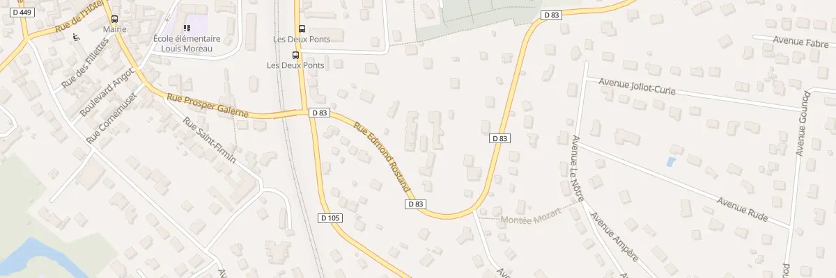 Plan du 9 Rue Edmond Rostand à La Ferté-Alais