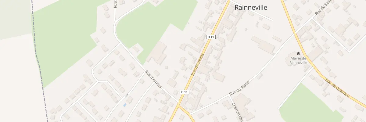 Plan du 34 Rue d’Amiens à Rainneville