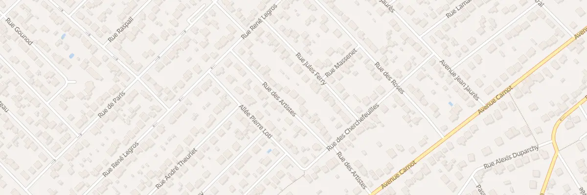 Plan du 24 Rue des Artistes à Savigny-sur-Orge