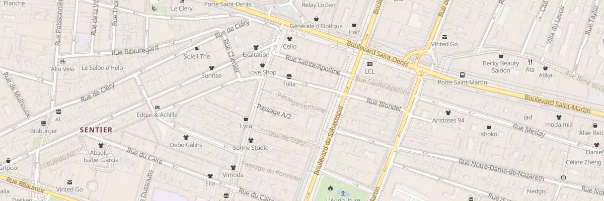 Plan du 6 Pas Lemoine à Paris 2e Arrondissement