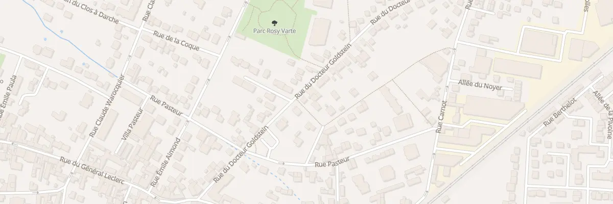 Plan du 8 Rue du Docteur Goldstein à Groslay