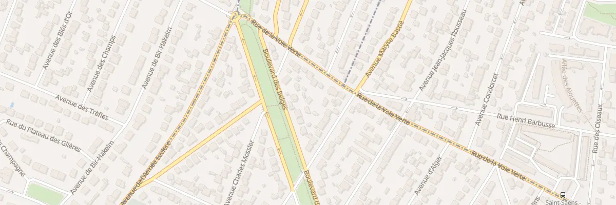 Plan du 50 Bd des Belges à Savigny-sur-Orge