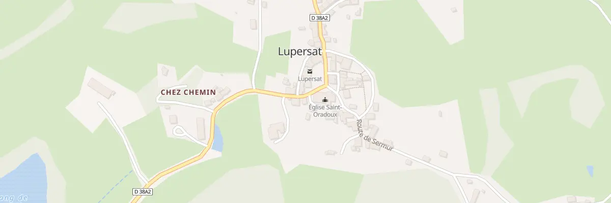 Plan du 5 Pl de l’Eglise à Lupersat