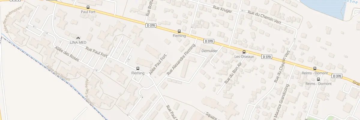 Plan du 7 Rue Alexandre Fleming à Ézanville