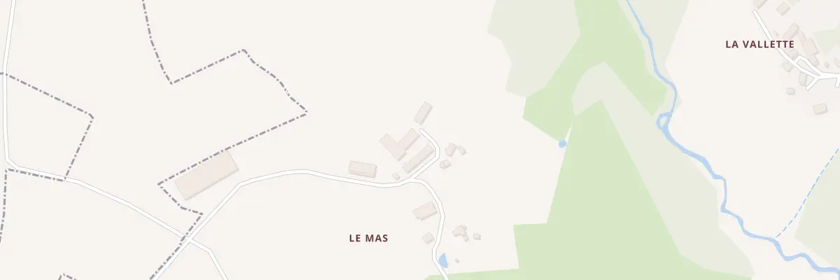 Plan du 1 Le Mas à Saint-Priest