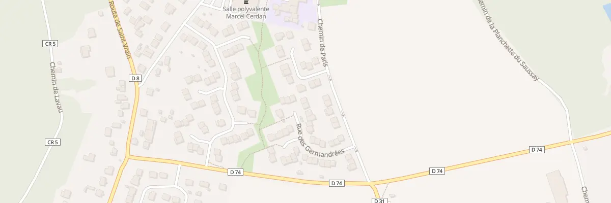 Plan du 23 Rue des Germandrees à Itteville