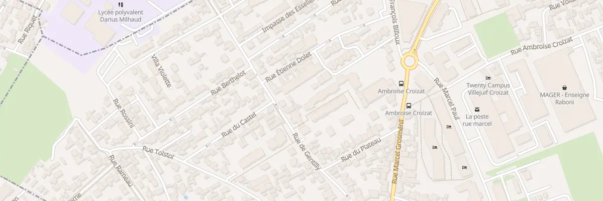 Plan du 46 Rue de Gentilly à Villejuif