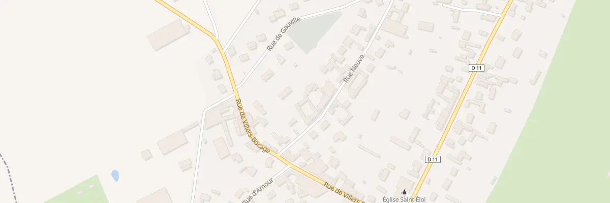 Plan du 7 Rue Neuve à Rainneville