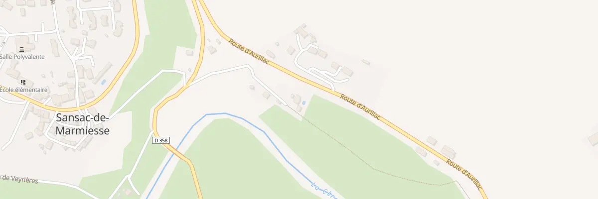 Plan du 1 Che de Guinou à Sansac-de-Marmiesse
