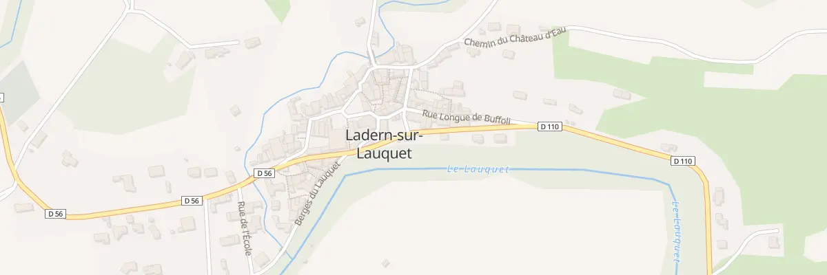 Plan de Av de la Païchero à Ladern-sur-Lauquet