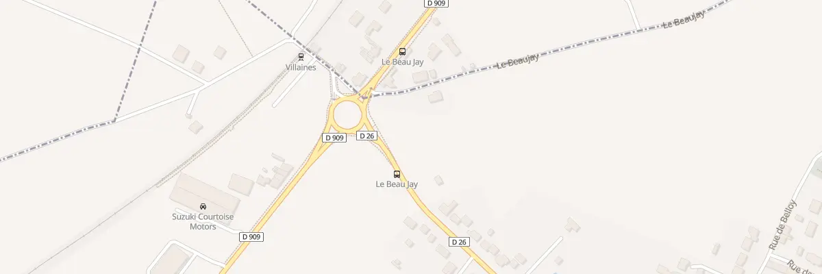 Plan du 40 Rue de la Gare à Villaines-sous-Bois