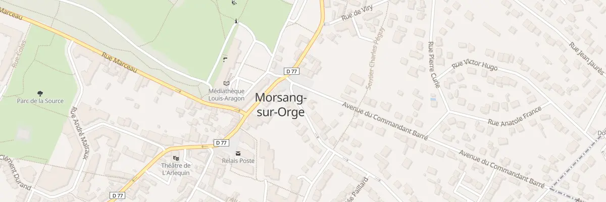 Plan du 1 Rue Jules Ferry à Morsang-sur-Orge