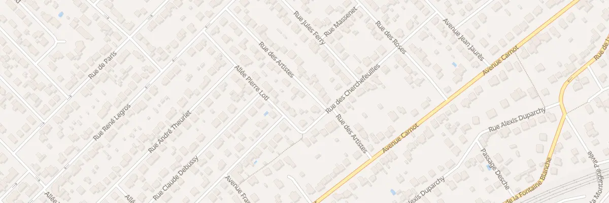 Plan du 11 Rue des Artistes à Savigny-sur-Orge
