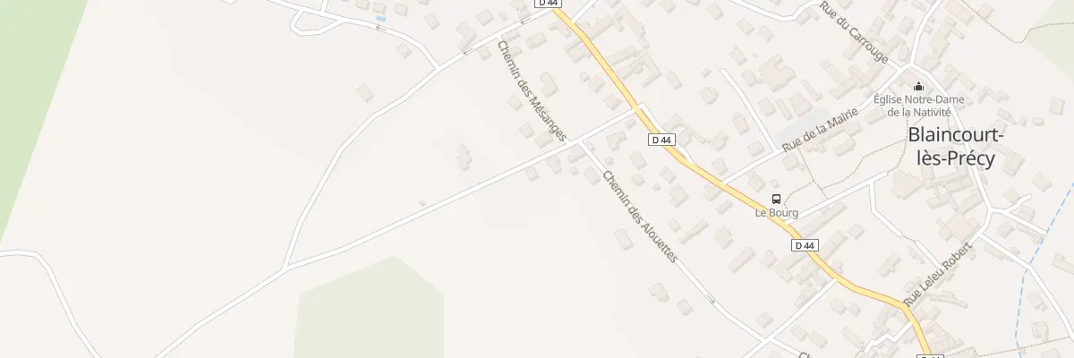 Plan du 9 Rue de Crouy-en-Thelle à Blaincourt-lès-Précy