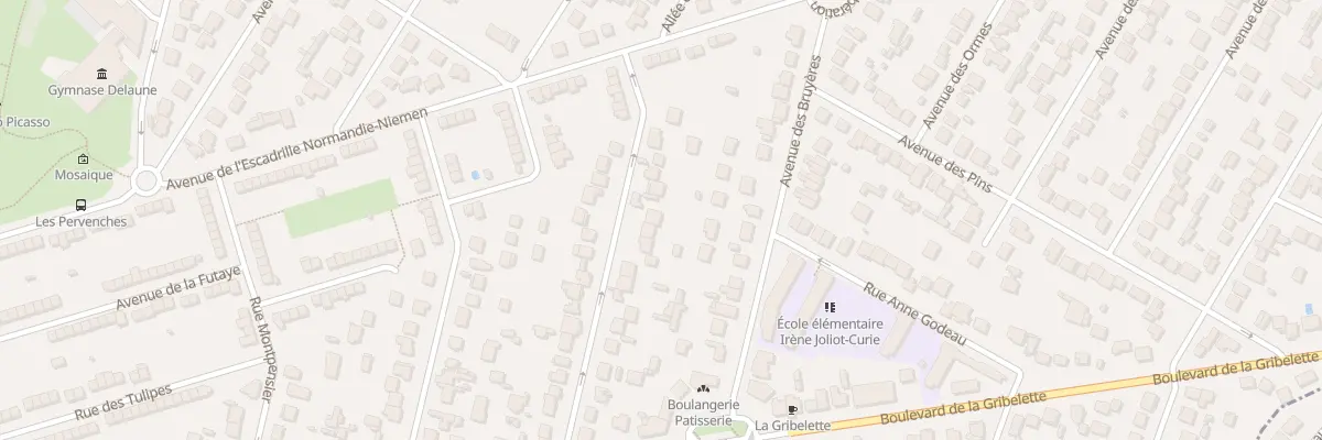 Plan du 64 Rue des Clairs-chênes à Morsang-sur-Orge