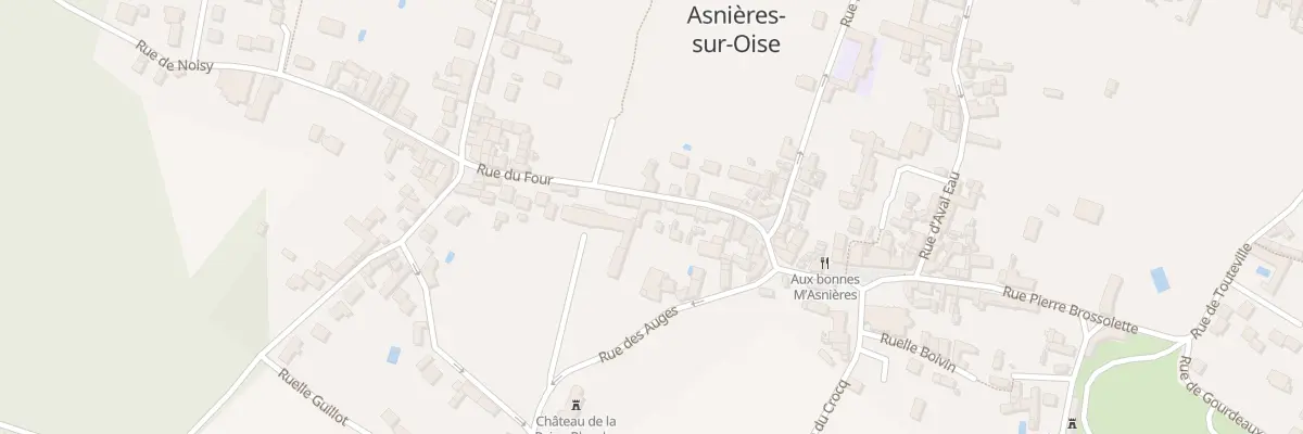 Plan du 9 Rue du Four à Asnières-sur-Oise