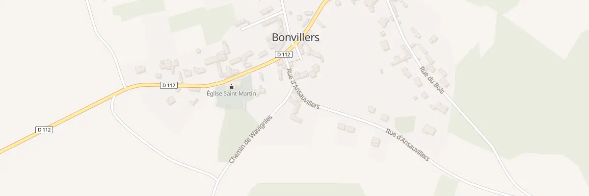 Plan du 4 Rue d’Ansauvillers à Bonvillers
