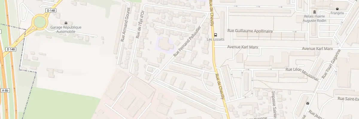 Plan du 29 Rue Fernand Pelloutier à Villejuif