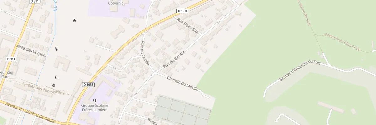Plan du 54 Rue du Bel-Air à Montmagny