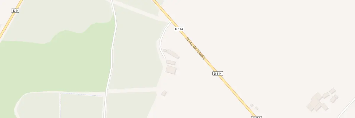 Plan du 25 Rte de Nibelle à Nesploy