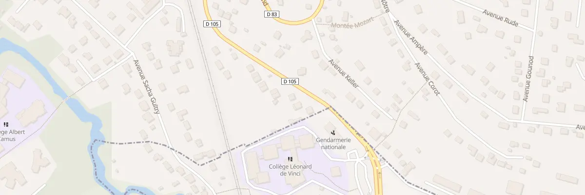 Plan du 21 Rte de Guigneville à La Ferté-Alais