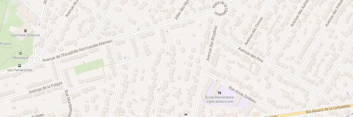 Plan du 68 Rue des Clairs-chênes à Morsang-sur-Orge