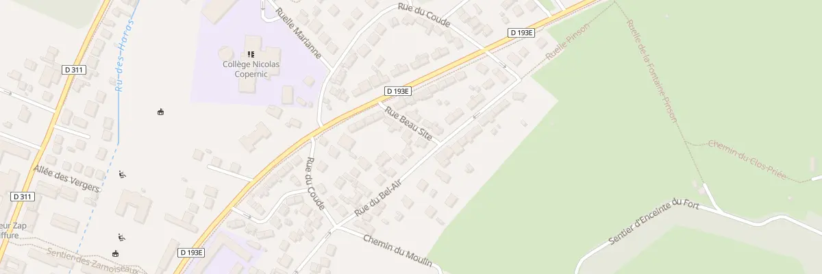 Plan du 8 Rue du Beau Site à Montmagny