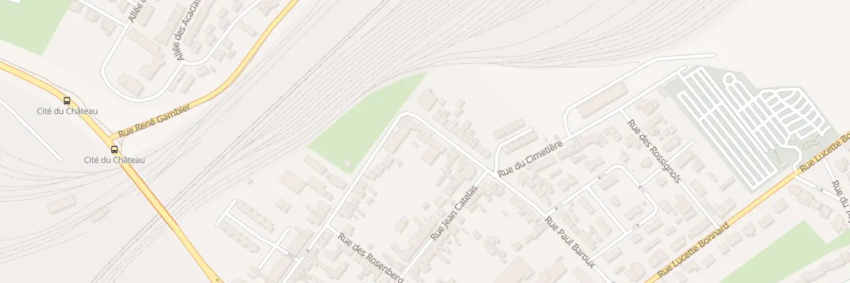 Plan du 6 Rue Paul Baroux à Longueau