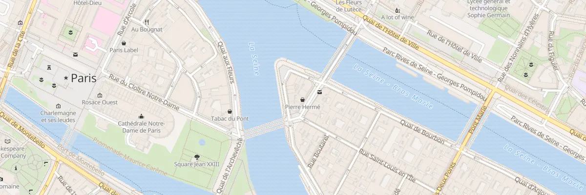 Plan du 53 Quai de Bourbon à Paris 4e Arrondissement